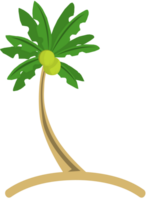 árbol de coco vector