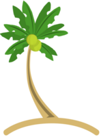 árbol de coco vector