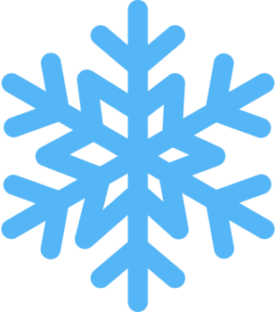 copo de nieve vector