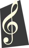 music symbol vector