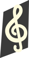 símbolo musical vector