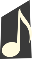 símbolo musical vector