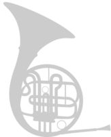 French Horn vector