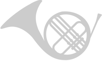 French Horn vector