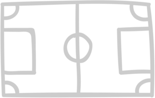 campo de fútbol vector