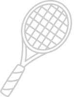 raqueta de tenis vector