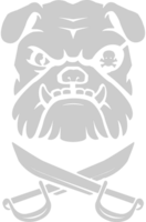 buldog vector