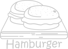 hamburguesa vector