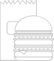 hamburguesa vector