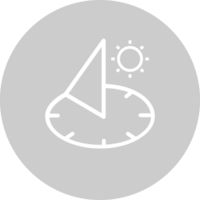 Sun Dial vector