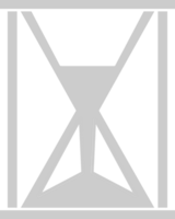 Hourglass vector