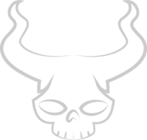 calavera del diablo vector