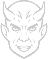 Devil face vector