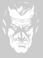 Devil portrait vector