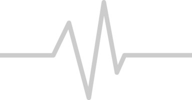 Heartbeat short line vector