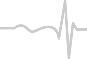 Heartbeat short line vector