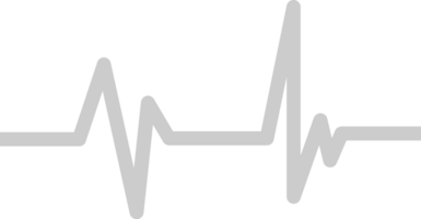 Heartbeat short line vector