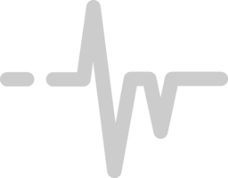 Heartbeat short line vector