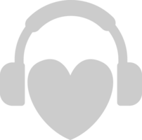 Heartbeat headphone vector