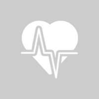 Heartbeat rectangle vector