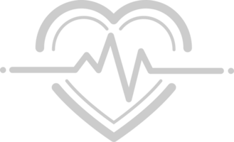 Heartbeat shape vector