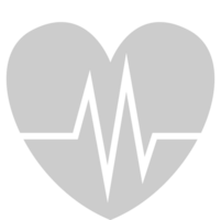 Heartbeat shape vector