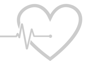 Heartbeat shape vector