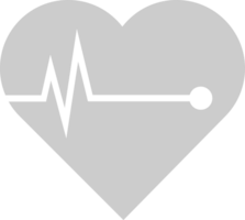 Heartbeat shape vector