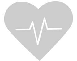 Heartbeat shape vector