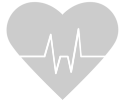 Heartbeat shape vector