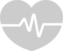 Heartbeat shape vector