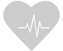 Heartbeat shape vector