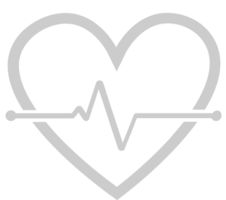 Heartbeat shape vector