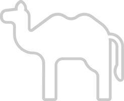 Egypt icon camel vector