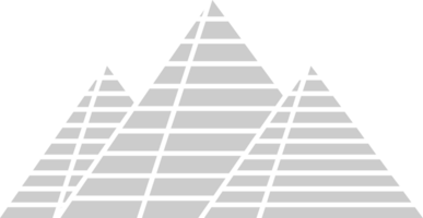 Egyptian pyramids vector