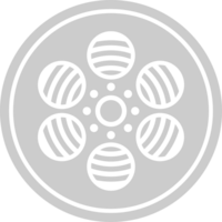 rollo de tira de película vector