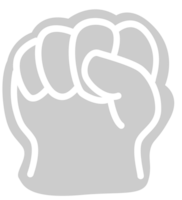 Fist cartoon vector