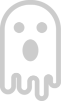 Ghost outline vector