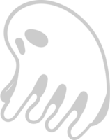 Ghost outline vector