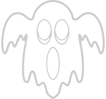 Ghost outline vector