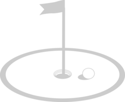 bandera de golf vector