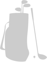 Golf bag vector