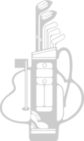 Golf bag vector