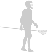 Lacrosse player vector