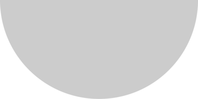 Half circle  vector