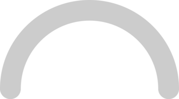 half circle vector