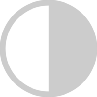 Half circle  vector