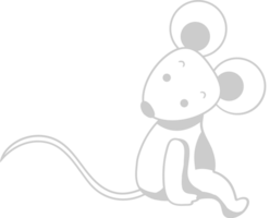 Mouse animal cute vector