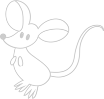 Mouse animal cute vector