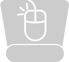 Mouse pad computer vector